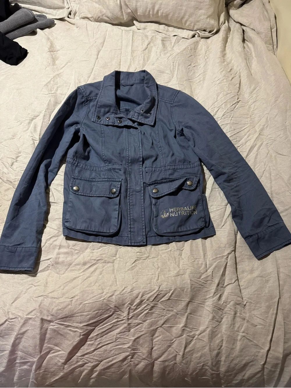 Aeropostale Women’s Size  S Blue Utility Jacket